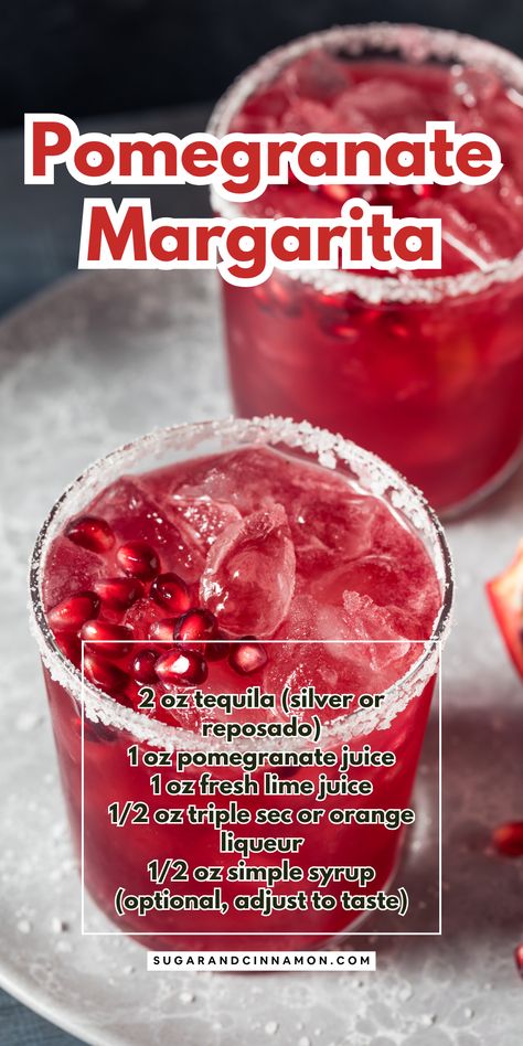 Craving a delicious twist on a classic cocktail? 🍹🍈 Try this pomegranate margarita recipe for a refreshing and vibrant drink! Perfect for any occasion, this cocktail combines sweet and tangy flavors that everyone will love. Save this pin for your next party drink ideas! 📌✨ Pomegranate Margaritas Recipe, Pom Margarita Recipe, Pomegranate Recipes Drinks, Pomegranate Margarita Recipe, Fall Cocktails Easy, Pomegranate Cocktail, Gluten Free Cocktails, Pomegranate Drinks, Pomegranate Vodka