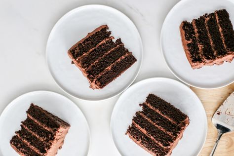 The Only Chocolate Cake Recipe You'll Ever Need! (Devil's Food) Recipe - Food.com Cake Mug, Devils Food Cake, Devils Food, Ideas Food, Vanilla Frosting, Food Cake, Easy Dinners, Food Prep, Chocolate Cake Recipe