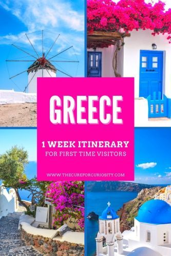 One Week in Greece: A First Time Visitor's Itinerary One Week In Greece, One Week Itinerary, Athens Airport, Athens Hotel, Greece Itinerary, Amazing Scenery, Greece Beach, Greece Travel Guide, Greece Vacation