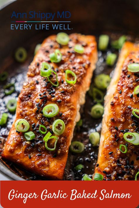 Wild Salmon Recipe Baked, Garlic Baked Salmon, Sockeye Salmon Recipes, Wild Salmon Recipe, Soy Sauce Substitute, Gluten Free Salmon, Garlic Baked, Salmon Recipes Baked Healthy, Ginger Salmon