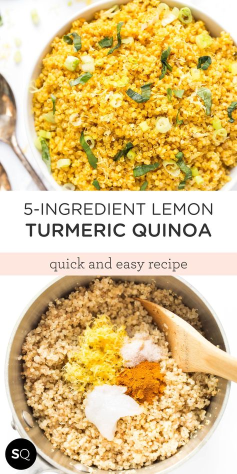 Turmeric Quinoa, Quinoa Side, Healthy Quinoa Recipes, Quinoa Side Dish, Quinoa Recipes Dinner, Quinoa Recipes Easy, Quinoa Recipes Healthy, Quinoa Dishes, Easy Quinoa