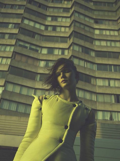 Brutalist Fashion, Alas Marcus Piggott, Mert And Marcus, Idea Board, Vogue Magazine, Vogue Italia, Fashion Images, Mellow Yellow, Yellow Fashion