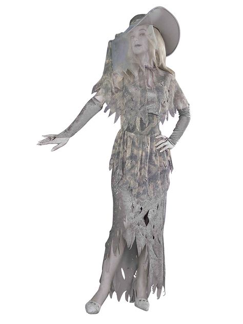 Ghostly Gal Adult Costume | Wholesale Horror Costumes for Women Ghost Halloween Costume, Vampire Costumes, Classic Halloween Costumes, Scary Halloween Costume, Ghost Costume, Scary Halloween Costumes, Scary Costumes, Fantasias Halloween, Theme Halloween