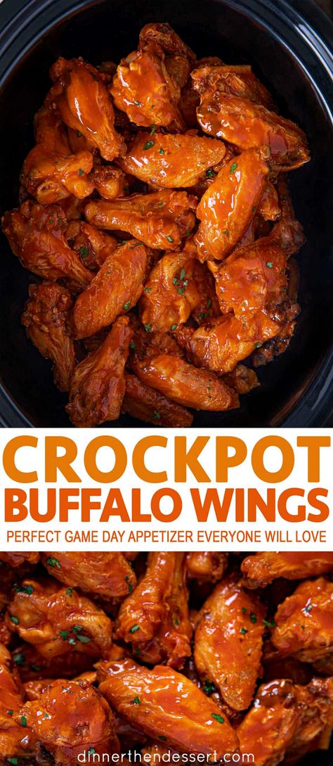 Whip up a crowd-pleaser with these Slow Cooker Buffalo Wings, ideal for game days, potlucks, or holiday gatherings. With just four ingredients, this recipe is a breeze to make and sure to impress your guests. Slow Cooker Wings, Wings Slow Cooker, Slow Cooker Chicken Wings, Wings Recipe Buffalo, Ultimate Cookies, Cookie Decorating Party, Game Day Appetizers, Dinner Night, Spicy Food