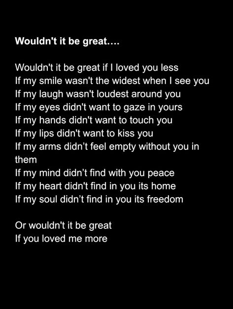 A poem writen by CL Middleton about heartbreak. About a love not felt on the same level by both parties. About the missing of your other half, when all you want it more connection Poems About Missing Someone, Favorite Poems, Missing Someone, Feeling Empty, When I See You, Other Half, I Miss Him, A Poem, Poem Quotes