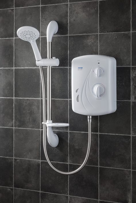 Triton Seville 10.5kW Electric Shower: Amazon.co.uk: DIY & Tools Contemporary Bathroom Inspiration, Easy Clean Shower, Best Bathroom Flooring, Mirrors Uk, Bathroom Vinyl, Electric Showers, Vintage Bathroom Decor, Water Damage Repair, Shower Installation