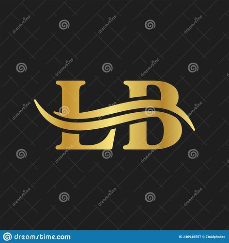 Lb Monogram, Lb Logo, Minimal Typography, Typeface Design, Editorial Illustration, Identity Logo, Art Logo, Stock Illustration, Stock Vector