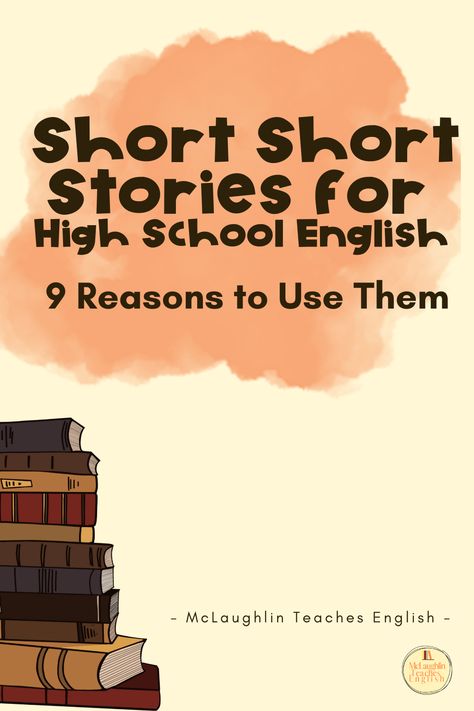 Using Micro Teaching--stories students can read in under 10 minutes--is a great way to introduce skills, techniques and so much more in high school English classes. For AP® Literature and all ELA classes 9-12. Best Short Stories For High School, Short Stories For High School English, English Class Activities High School, High School Teaching Ideas, Micro Teaching, Instructional Specialist, 12th Grade English, Teaching Short Stories, Teaching American Literature