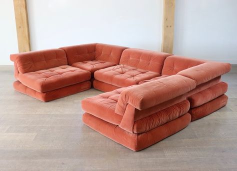 Listed on VNTG.com: First Edition Mah Jong modular sofa by Roche Bobois | #vntg #vintage Roche Bobois Sofa, Mah Jong Sofa, Mah Jong, Earthy Home, Couches For Sale, Sofa Price, Roche Bobois, Comfy Couch, Leather Lounge Chair