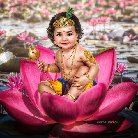 Rames Harikrishnasamy on Instagram: “#conceptart: Handsome little Lord Murugan sitting on the Lotus with His Divine Spear, Vel 🥰❤️✨. . . I got inspired to create this artwork…” Tamil God, Childhood Art, Modern Art Painting, Modern Art, Art Painting, Benefits, Pink