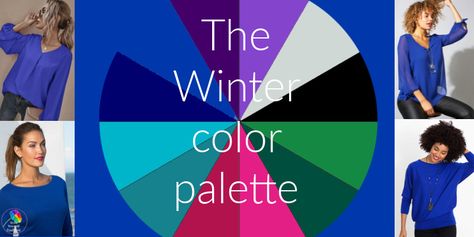 Winter Colour Combinations Clothes, House Of Color Winter Outfits, House Of Color Winter, House Of Colour Winter, Sultry Winter, True Winter Palette, True Winter Color Palette, Cool Winter Color Palette, Winter Board