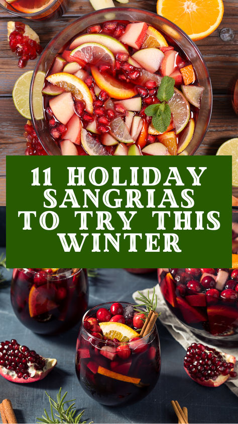 Holiday Sangrias Sangria With Cabernet Sauvignon, Wine Night Party Ideas, Holiday Winter Sangria, Christmas Wine Recipe, Boston Pizza Sangria Recipe, Red Christmas Sangria Recipe, Sangria Cocktail Recipes, Xmas Sangria Recipe, Merlot Sangria Recipes