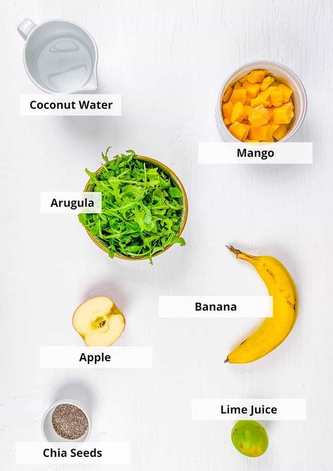 Arugula Smoothie Recipes, Arugula Smoothie, Smoothie With Banana, Banana Smoothie Healthy, Green Juice Smoothie, Liver Cleansing, Yummy Green Smoothie, Sweet Smoothies, Turmeric Vitamins