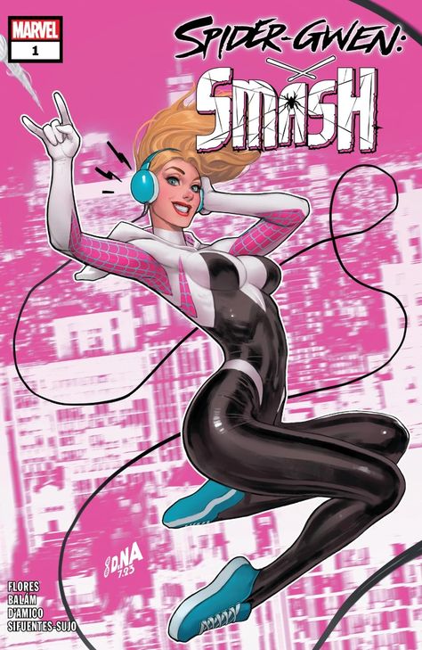 Spider-Gwen: Smash Vol 1 1 | Marvel Database | Fandom David Nakayama, Comic Script, Love Comic, Web Slinger, Face The Music, San Diego Comic Con, Spider Gwen, Comic Characters, Gwen Stacy