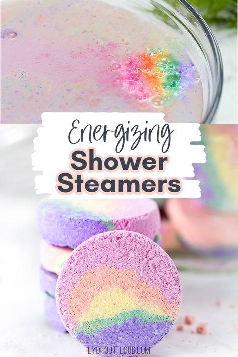 Energizing DIY Shower Steamers