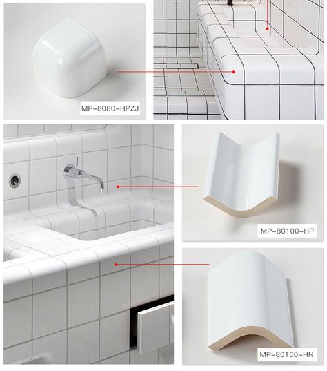 Ceramic Tile Corner Trim Curved Tile Edge Trim For Interior Design - Buy Curved Ceramic Tiles,Tile Trim,Tile Edge Trim Product on Alibaba.com Tile Edge Trim, Corner Trim, St Peters, Tile Edge, Material Board, Wall Fountain, Tile Trim, State Street, Green Tile