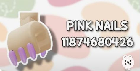 Berry Avenue Codes Nails Pink, Nail Berry Avenue Codes, Codes For Nails Berry Ave, Codes For Berry Ave Nails, Brookhaven Nails Codes, Nails Codes Bloxburg, Roblox Code Nails, Roblox Berry Avenue Codes Nails, Nails Roblox Id