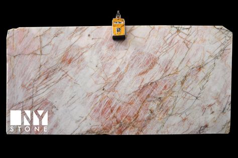 New York Stone | Pink Lady Lumix Quartzite, Quartzite from Brazil York Stone, Small Bathrooms, Stone Tile, Pink Lady, Mineral Collection, Stone House, Marble Granite, Stone Tiles, Granite Countertops