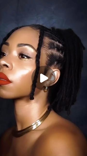 Sheals Loc’s on Instagram Female Loc Styles Black Women, Loc Protective Styles, Quick Loc Styles, Medium Length Loc Styles, Loc Styles Medium, Fairy Locs, Female Loc Styles, Locs Hairstyles, Loc Styles