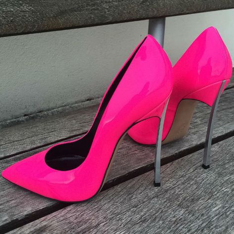 Casadei Blade Neon Color Pumps Neon Pumps, Cheap High Heels, Color Shoes, Beautiful High Heels, High Heels Shoes, Pink Heels, Neon Color, Fabulous Shoes, Shoes Woman