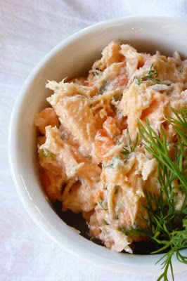 Rillettes Recipe, Salmon Rillettes, Smoked Salmon Pate, Cooking Salmon Fillet, Joy Bauer Recipes, Dill Salmon, Lemon Salad, Light Lunches, Lemon Salmon