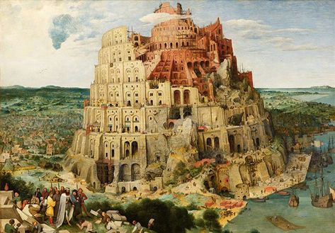 The Legendary Tower of Babel: What Does it Mean? | Ancient Origins Tower Of Babylon, Bruegel The Elder, The Tower Of Babel, Pieter Bruegel The Elder, Pieter Bruegel, Tower Of Babel, Large Oil Painting, Classic Paintings, Oil Painting Reproductions