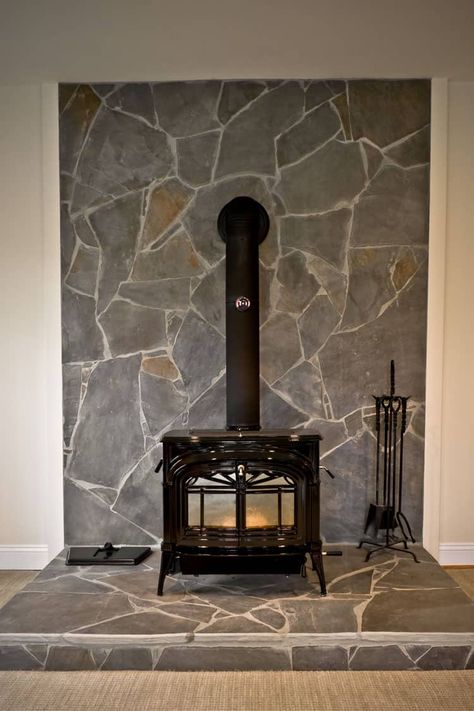 Wood Burning Stove Ideas, Small Wood Stoves, Wood Burning Stove Corner, Corner Wood Stove, Wood Stove Surround, Wood Stove Hearth, Wood Stove Wall, Wood Burner Fireplace, Wood Burning Stoves Living Room