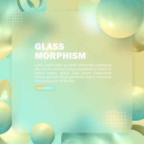 Glass Morphism, Gradient Template, 3d Gradient, Green Banner, Fashion Sale Banner, Instagram Banner, Instagram Template Design, Shape Posters, Poster Psd