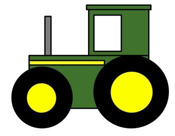 John deere Shape Tractor Preschool, Tractor Crafts, Summer Preschool Crafts, Learn Shapes, Tractor Party, Farm Unit, Farm Preschool, Farm School, Tractor Birthday