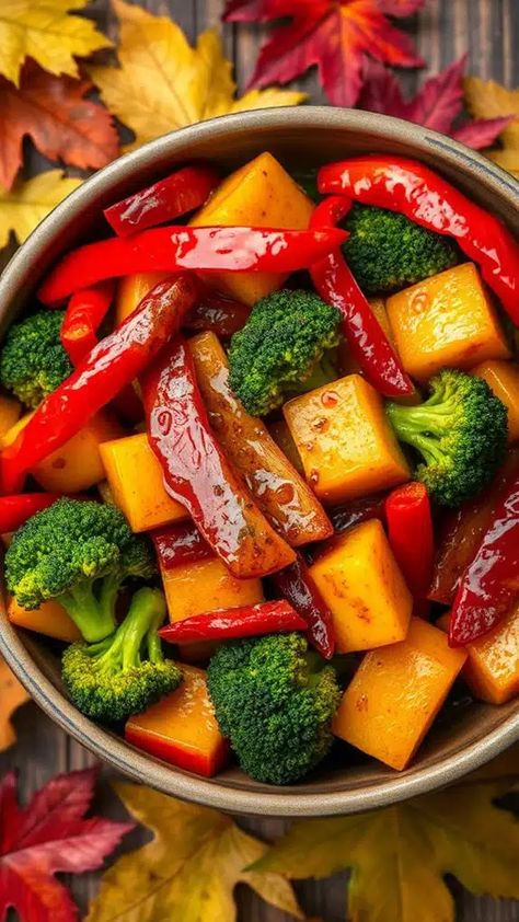 The Best Fall Vegetable Stir Fry With Soy Sauce 2024 By Recipes Vibrant Best Stir Fry Vegetables, Stirfry Vegetable Recipe, Vegtable Stir Fry, Stir Fried Vegetables Recipe, Stir Fry Vegetables Recipe, Chinese Vegetable Stir Fry, Stir Fried Veggies, Veg Stir Fry, Soy Sauce Stir Fry