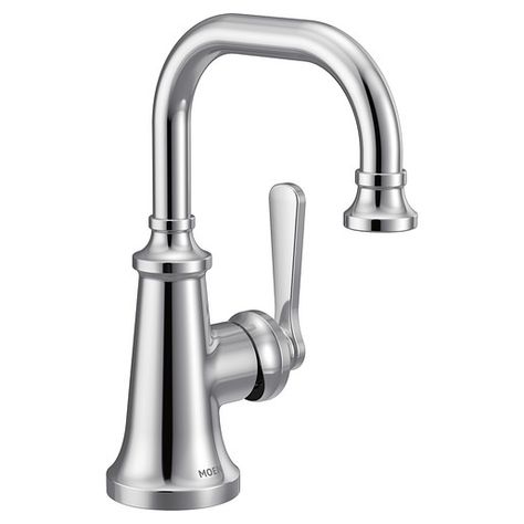 Colinet Chrome one-handle high arc bathroom faucet -- S44101 -- Moen Moen Colinet, Touchless Faucet, Contemporary Bathroom Sinks, Bathroom Exhaust Fan, Luxurious Showers, Plumbing Bathroom, Single Hole Bathroom Faucet, Bathtub Shower, Bathroom Faucet