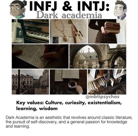 Intj Personality Aesthetic, Infj Books, Dark Academia Lookbook, Academia Lookbook, Infj Aesthetic, Personality Aesthetic, Dark Academia Book, Infj Things, Green Academia