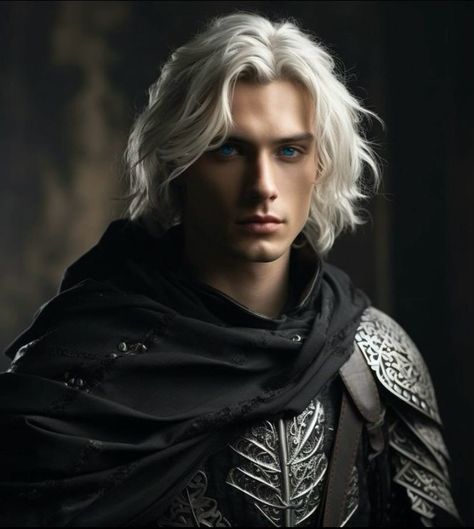 Aegon The Uncrowned, Male Character White Hair, Targaryen Men, Silver Hair Boy, Silver Hair Men, Rhaena Targaryen, White Hair Men, Casterly Rock, Male Elf