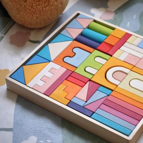 Gender Neutral Toys, Rainbow Toy, Handmade Wooden Toys, Wooden Rainbow, Eco Toys, Wooden Baby Toys, Waldorf Toys, Stacking Toys, Baby Blocks