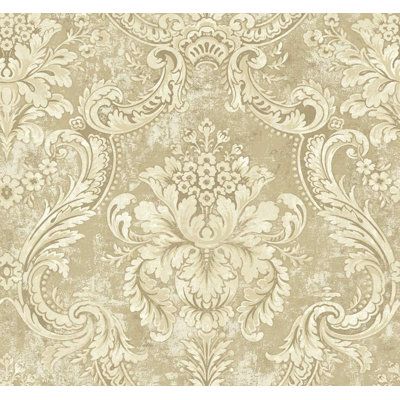 Double Roll Dimensions: 27 feet long X 27 inchs Wide. = 60. 75 SQ FT. | Canora Grey Kendrich 27' L x 27" W Wallpaper Roll Vinyl, Size 27.0 W in | Wayfair | Home Decor Villa Toscana, Paisley Wallpaper, Antique Wallpaper, Victorian Wallpaper, Roll Paper, Embossed Wallpaper, W Wallpaper, Affordable Decor, Brick Wallpaper