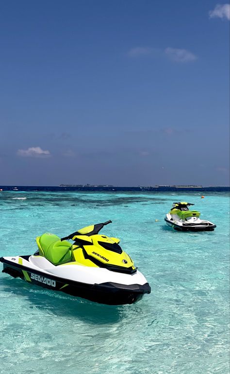 #maldives #jetski #aesthetic Maldives Jet Ski, Jet Ski Aesthetic, Jetski Aesthetic, Beach Jetski, Honeymoon Aesthetic, Maldives Aesthetic, Honeymoon Vibes, Honeymoon Romance, Jet Skiing