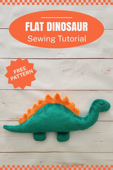 Hand Sewn Animals Free Pattern, Free Stuffy Patterns Sewing, Dinosaur Plush Pattern Free, Sock Dinosaur, Stuffed Animal Patterns Free Templates, Dinosaur Sewing Pattern, Stuffie Pattern, Dinosaur Sewing, Dinosaur Plushie