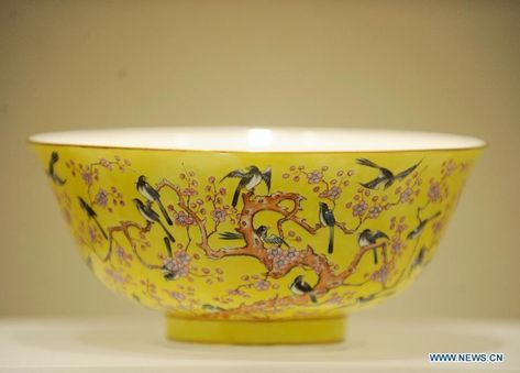 Chinaware produced for wedding of Emperor Tongzhi of Qing Dynasty- China.org.cn Shenyang China, Shenyang, Qing Dynasty, May 22, Chinese Art, All Products, Serving Bowls, Calligraphy, Porcelain