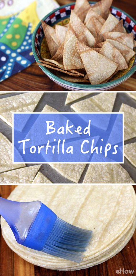 Tortilla Chips In Oven, Mom Bob, Flour Tortilla Chips, Tortilla Bake, Tortilla Chip Recipe, Baked Tortilla Chips, Homemade Tortilla Chips, Flour Tortilla, Low Carb Low Sugar