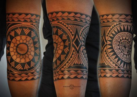 Polynesian Elbow Tattoo Design, Simon Tattoo, Polynesian Tattoo Sleeve, Lotusblume Tattoo, Blood Tattoo, Forearm Band Tattoos, Polynesian Tattoo Designs, Band Tattoo Designs, Band Tattoos