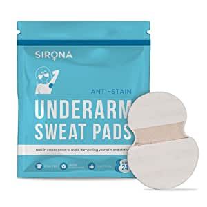 Sirona Disposable Underarm Sweat Pads - 24 Pads, Antiperspirant Absorbent Odour Blocker Pads Armpit Dress Shields, Fights Hyperhidrosis Protein Pudding Recipe, Dress Shields, Underarm Sweat Pads, Bridal Essentials, Underarm Stains, Sweaty Hands, Sweat Pads, Wish List Clothes, Protein Pudding