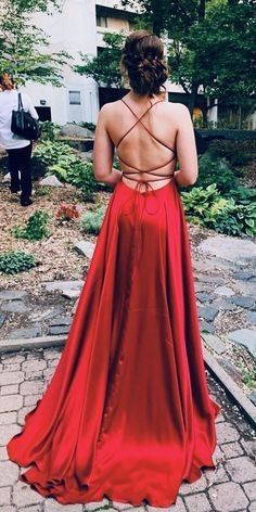 Prom Dress Classy, Junior Prom Dress, Matric Farewell Dresses, Back Prom Dress, Red Lace Prom Dress, Cross Back Dress, Red Dress Long, Junior Prom, Junior Prom Dresses