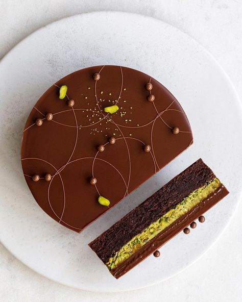 Entremet Design, Basic Cake Decorating, French Macaroon Recipes, Macaroon Recipes, Chocolate Cake Decoration, Pastry Art, Sweet Ideas, Pastry Shop, Pastry Cake