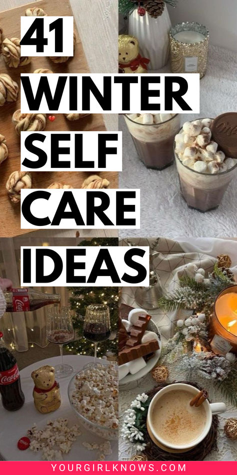 So, cuddle up in your coziest blanket and get ready to unlock the ultimate squad of winter self-care ideas that will have you wondering how you ever managed to hibernate without them! Winter Self Care Routine, Christmas Self Care Ideas, January Self Care, Autumn Self Care, Christmas Self Care, Holiday Self Care, Winter Self Care, Self Care Essentials, Calming Rituals