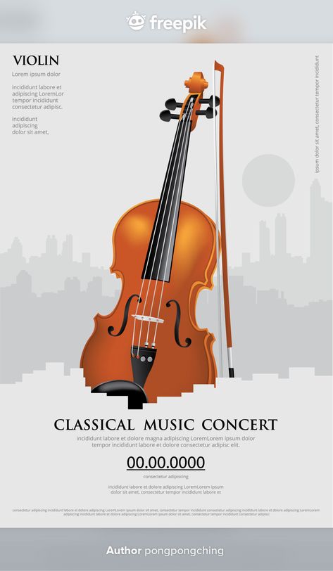 Le Concept De Musique Classique Affiche ... | Premium Vector #Freepik #vector #musique #bois #arc #son Musician Poster Design, Violin Graphic Design, Music Instruments Illustration, Orchestra Poster Design Classical Music, Montreux Jazz Festival Poster, Dark Art Photography, Principles Of Art, Music Wallpaper, Design Graphique