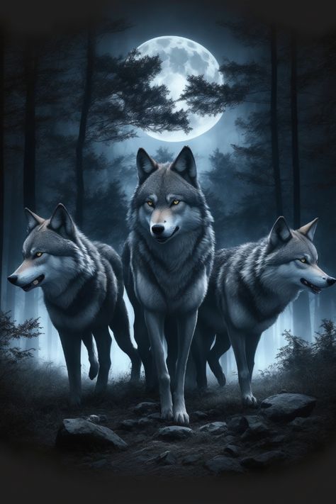 Pack of Wolves: Hunting Prey or Protecting Territory? Helloween Wallpaper, Wild Animal Wallpaper, Wolf Images, Wolf Artwork, Wolf Painting, Fantasy Wolf, Wolf Photos, Wolf Spirit Animal, Wolf Wallpaper