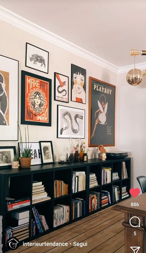 Recording Studio Decorating Ideas, Music Section In Living Room, Modern Nerdy Living Room, Jazz Inspired Decor, Jukebox Living Room, Retro Music Room Decor, Music Lover Living Room, Rock And Roll Aesthetic Home, Loft Music Room Ideas