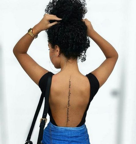 Back Tattoo Women Spine, Back Tattoos Spine, Spinal Tattoo, Tier Tattoo, Small Girl Tattoos, Spine Tattoos For Women, Classy Tattoos, Back Tattoo Women, Spine Tattoos