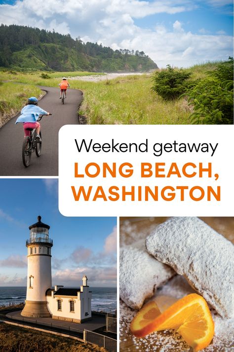 Explore long stretches of gorgeous beach and fresh local shellfish on the Long Beach Peninsula in Washington. Long Beach Peninsula Washington, Long Beach Washington, Downtown Long Beach, Potted Christmas Trees, Washington Travel, Port Townsend, Christmas Concert, Ocean Park, Beaches In The World