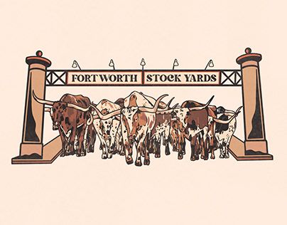 Check out new work on my @Behance profile: "FORT WORTH STOCK YARDS" http://be.net/gallery/191687593/FORT-WORTH-STOCK-YARDS Ranching Life, Western Graphics, Custom Matchbooks, Tshirt Graphics, Western Aesthetics, Cowboy Photography, Western Wallpaper, Fort Worth Stockyards, Country Backgrounds